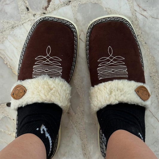 Comfortable Plush Slide Slippers