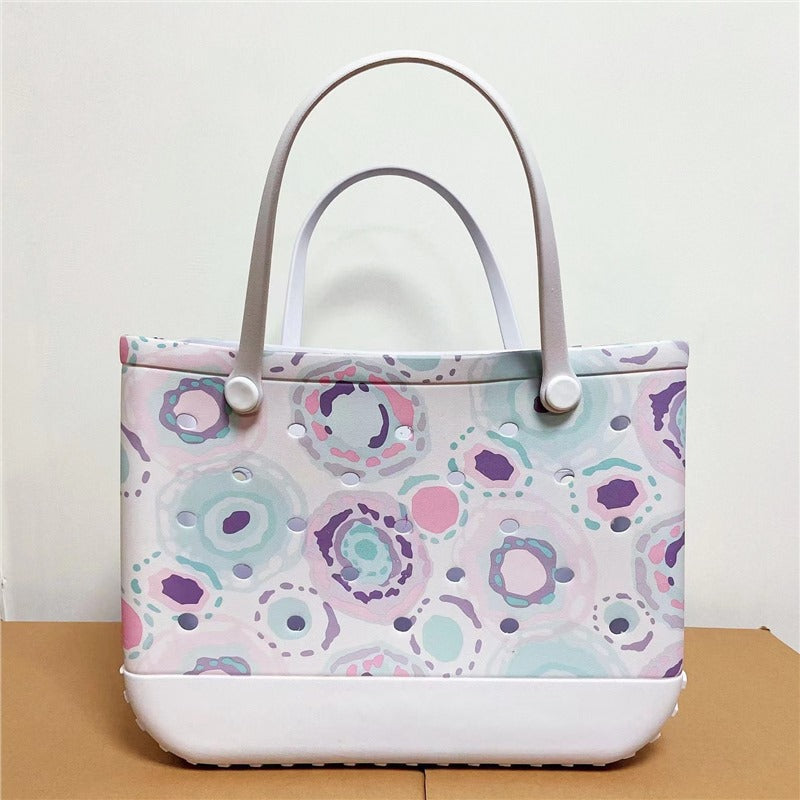 Printed Beach Tote Bag